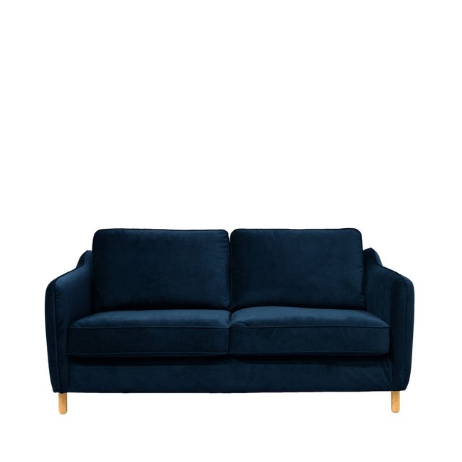 Canapé convertible express 2 places en velours - Vornay - DRAWER