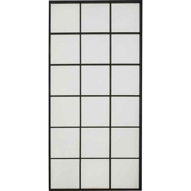 Miroir fenêtre en acier, FINESTRA Couleur noir <span itemprop=