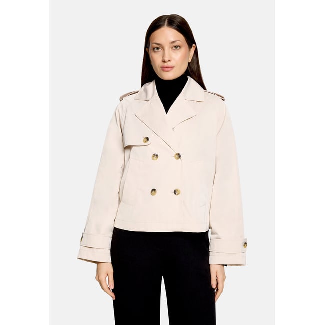 Veste blazer à manches longues gris <span itemprop=