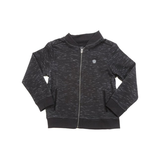 Sweat Zippe Wopta noir <span itemprop=