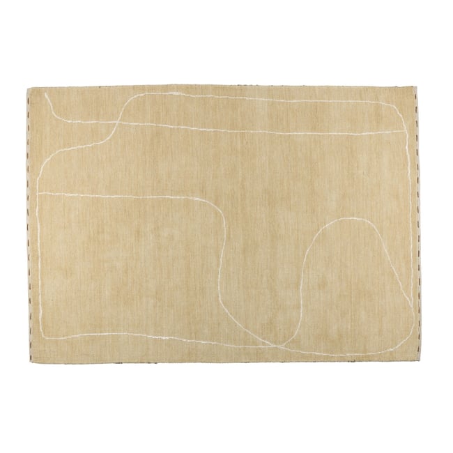 Tapis en tissu, DOODLE Couleur beige <span itemprop=