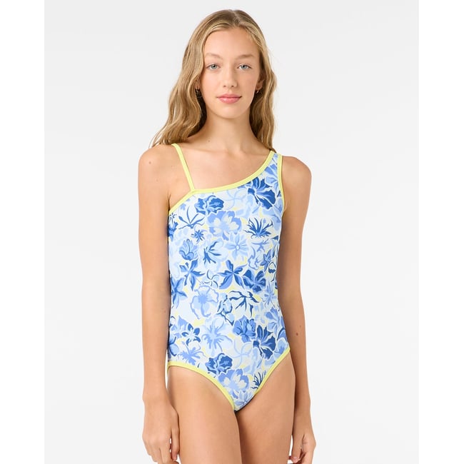 Maillot de bain ISLAND BLISS ONE PIECE-GIRL bleu foncé <span itemprop=