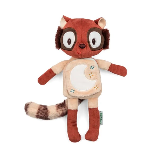 Peluche phosphorescente avec livre en tissu Elvis - LILLIPUTIENS