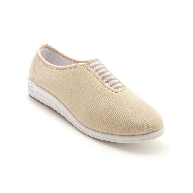 Sans-gêne en toile bleu foncé uni <span itemprop=