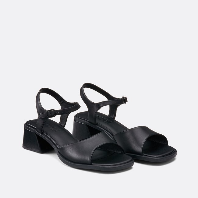 Sandalen Kora Sand aus ultrasoftem Leder schwarz <span itemprop=