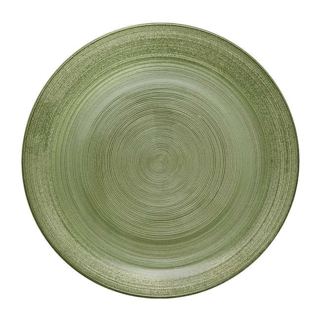 Lot de 6 assiettes plates en verre JEM - SECRET DE GOURMET