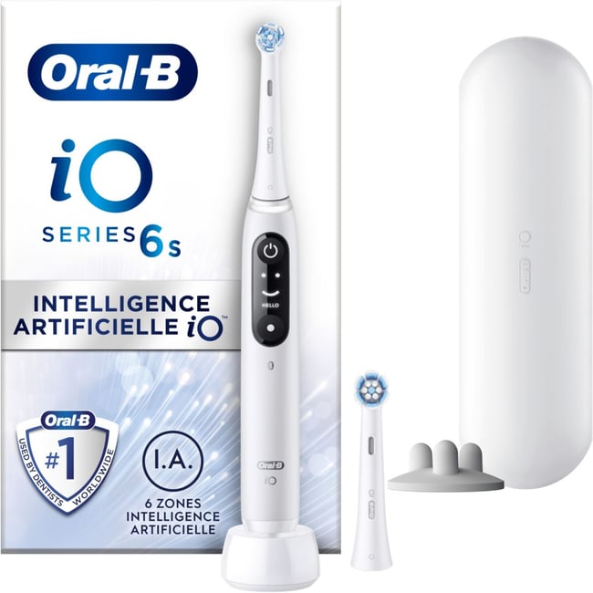 Brosse à dents électrique IO6s Series White blanc <span itemprop=
