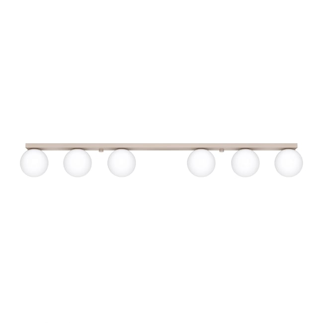 Plafonnier Acier Taupe G9 6 Yoli Couleur taupe <span itemprop=