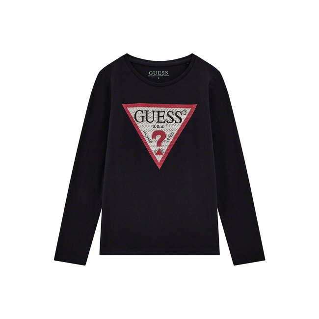 GUESS KIDS T-shirt logo triangulaire - GUESS KIDS