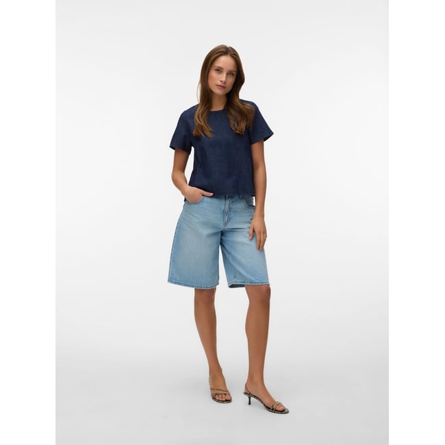 Top bleue - dark blue denim 1 <span itemprop=