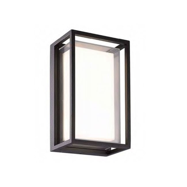 Applique Extérieure Led Métal Gris foncé Chami Ip65 Couleur anthracite <span itemprop=