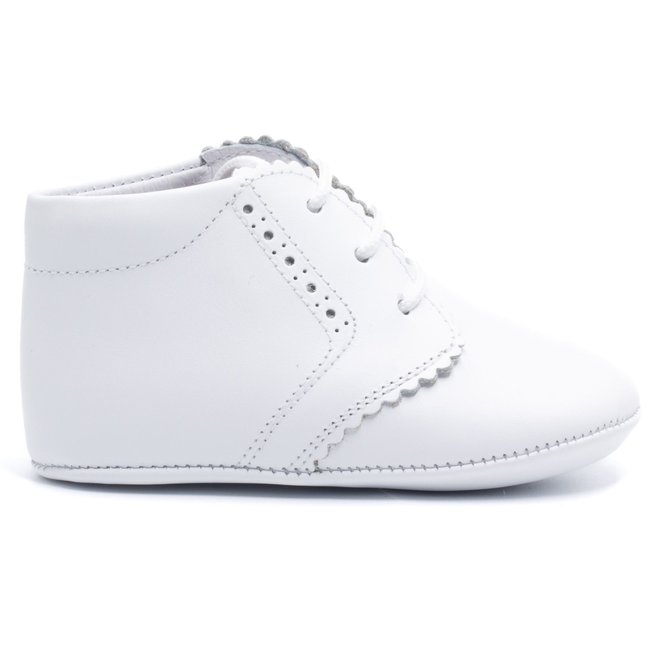 Boni James - chausson garcon blanche <span itemprop=