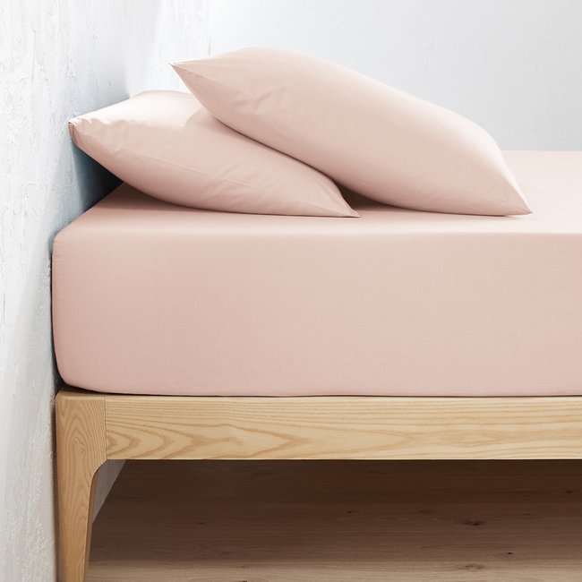 Drap-housse uni en percale de coton bio Scenario - LA REDOUTE INTERIEURS