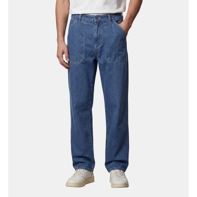 Jean carpenter tanim coton denim bleu jean <span itemprop=