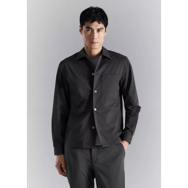 Surchemise non-iron à poche - MANGO MAN