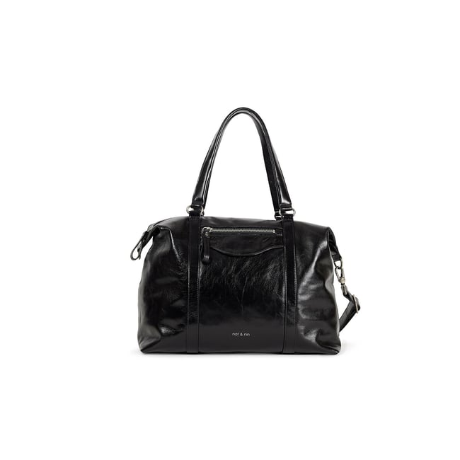 Sac à main en cuir THYLANE noir <span itemprop=