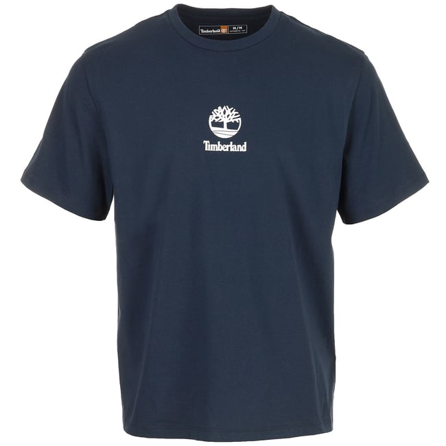 T-shirt PRINT STACK LOGO SHORT BLACK dark sapphire <span itemprop=