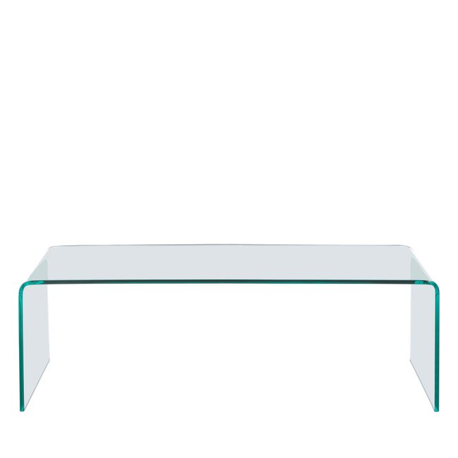 Table basse en verre L110cm- NIDO Couleur transparent <span itemprop=