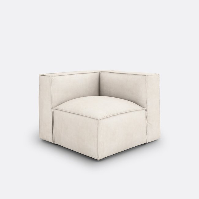 Angle modulable velours côtelé, Seven - LA REDOUTE INTERIEURS