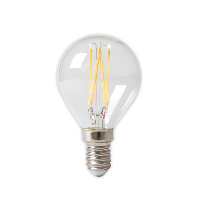 Calex E14 Glass Retro Bulb 3.5W LED Full Filament, transparent white, SO'HOME
