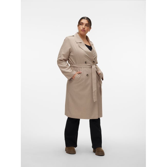 Trench Coat silver mink <span itemprop=