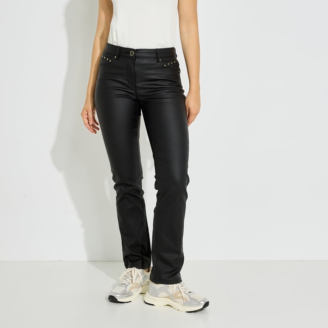 Jean droit FARO D01 noir <span itemprop=
