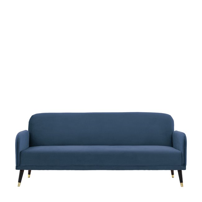 Norwood Retro Velvet Click-Clack 3 Seater Sofa Bed - SO'HOME
