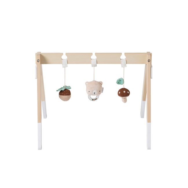 Portique d'éveil TANZANIE en bois green forest <span itemprop=