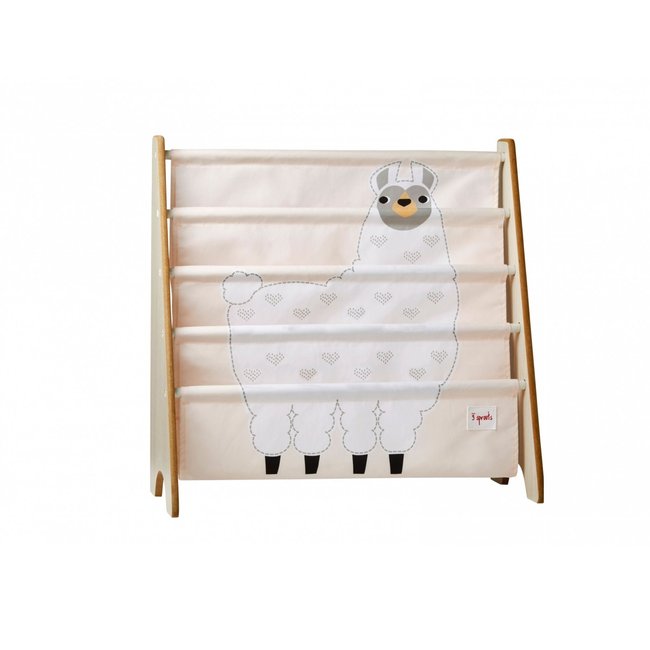 Bibliothèque enfant Couleur lama <span itemprop=