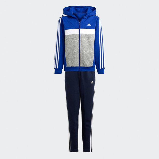 Completo sportivo in felpa blu/nero/grigio ADIDAS SPORTSWEAR