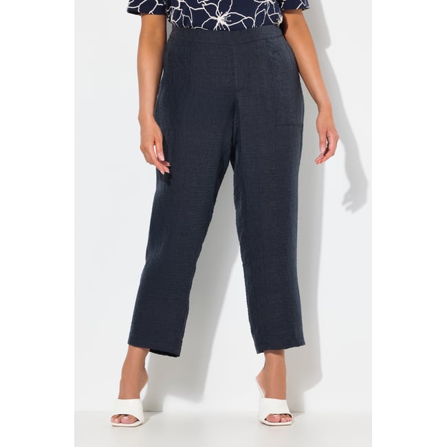 Pantalon Rena en lyocell texturé. Taille - ULLA POPKEN