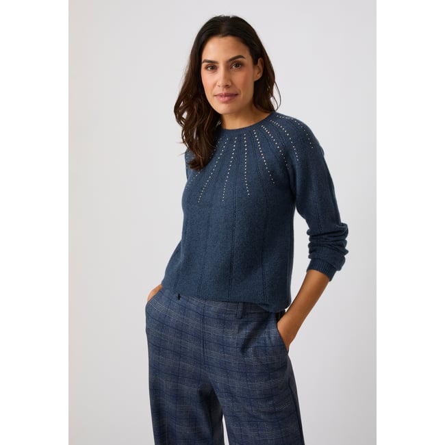 Pull maille ajourée et strass Thermolactyl - DAMART