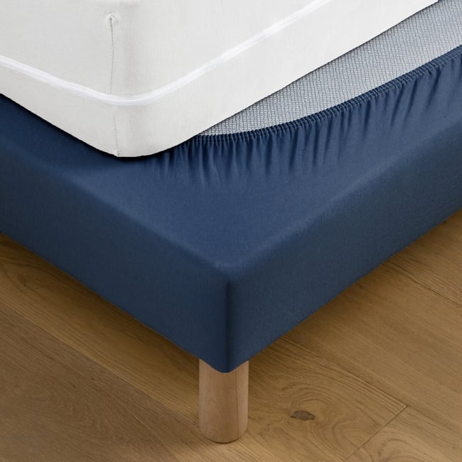 Cache-sommier, en jersey de coton, antiacarien, hauteur maxi 25 cm - LA REDOUTE INTERIEURS
