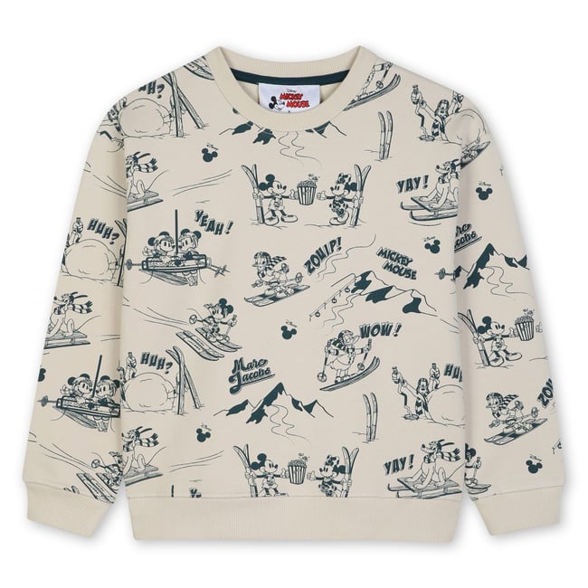 Sweat à manches longues lime stone <span itemprop=