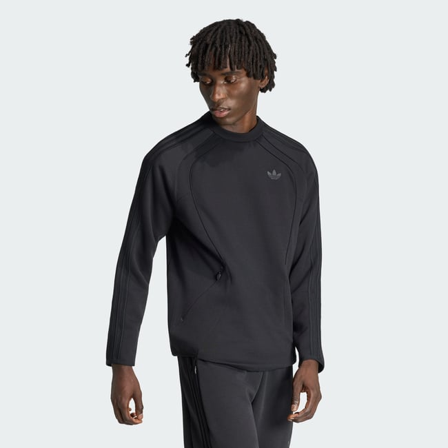 Sweat-Shirt Ras-Du-Cou Cutline Spacer Teamgeist 26 black <span itemprop=