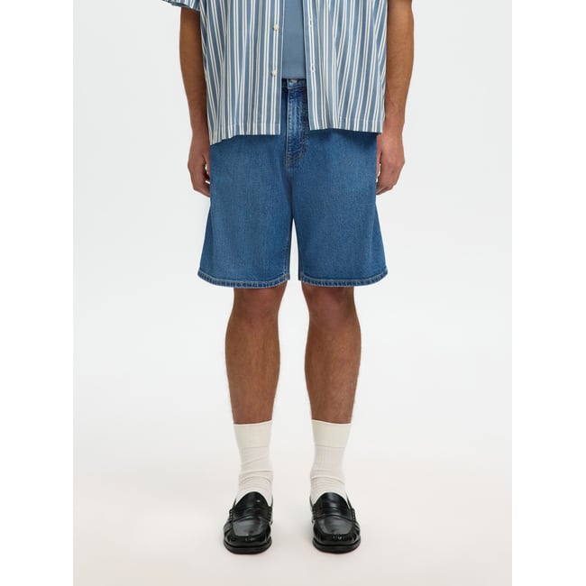 Shorts En Jean medium blue denim <span itemprop=