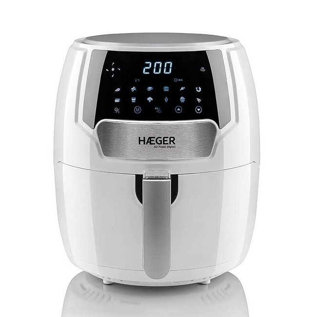 Fritadeira sem óleo Air Feast Digital, HAEGER branco <span itemprop=