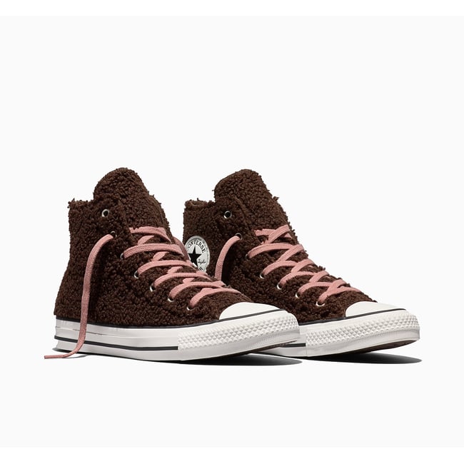 Baskets CHUCK TAYLOR ALL STAR HI WINTER WARM noir <span itemprop=