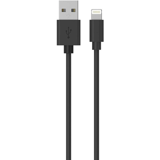 Câble Lightning vers USB 1M certifié Apple Noir - ESSENTIEL B