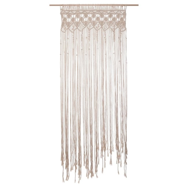Rideau fil en macramé Été 90x200 v002235 <span itemprop=