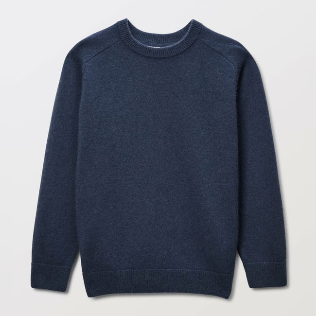 Pull uni col rond en 100% cachemire - MONOPRIX