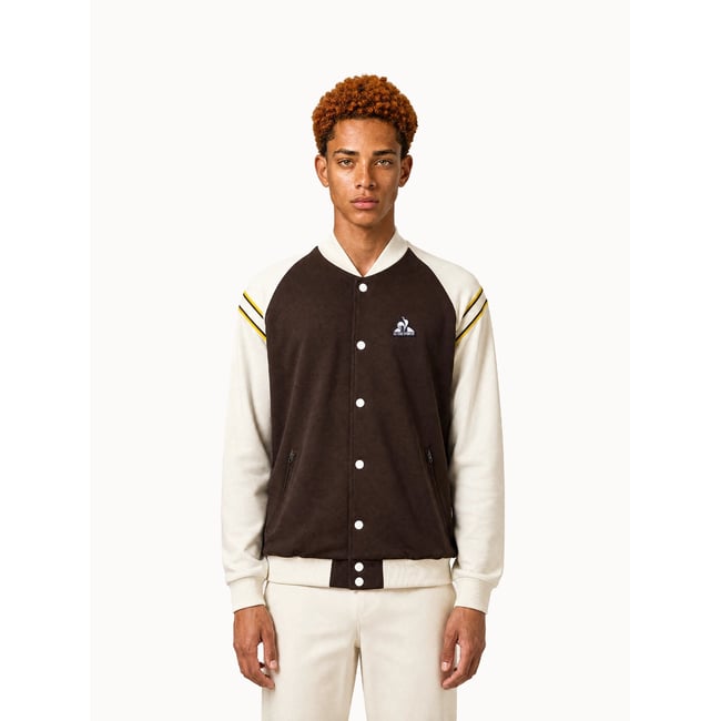 Bomber Unisexe Héritage marron <span itemprop=