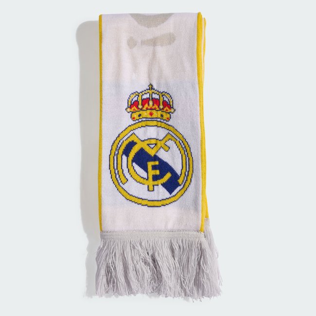 Écharpe Domicile Real Madrid white / bold gold / light solid grey <span itemprop=