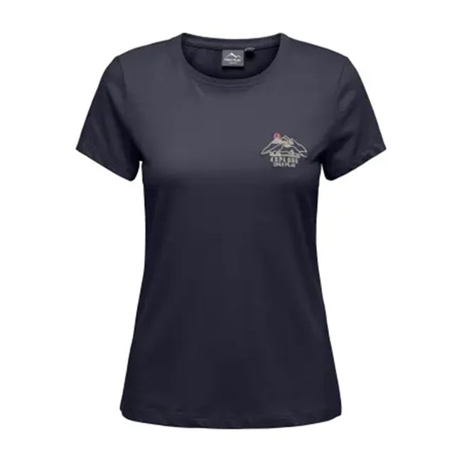 T-shirt da trekking a maniche corte blu scuro ONLY PLAY