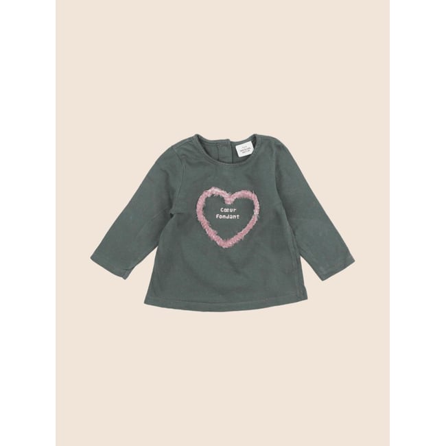 Tee-shirt - Très bon état vert <span itemprop=