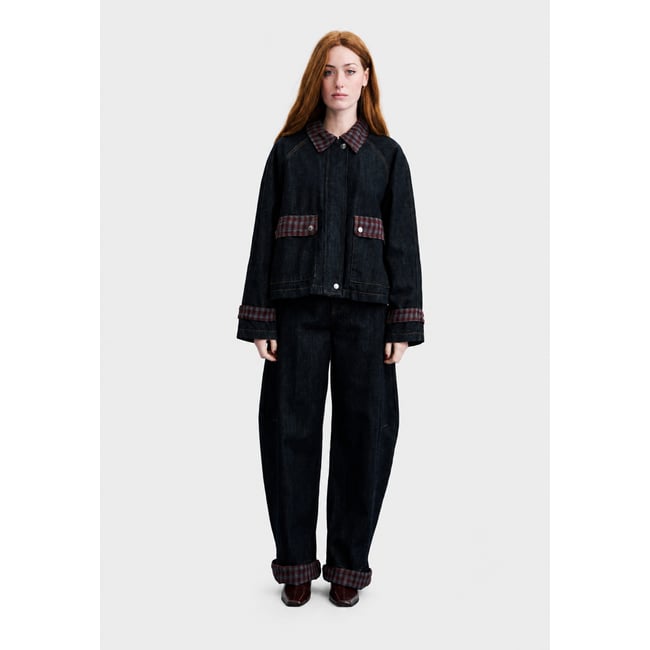 Veste Honshu en coton HONSHU bleu nuit <span itemprop=