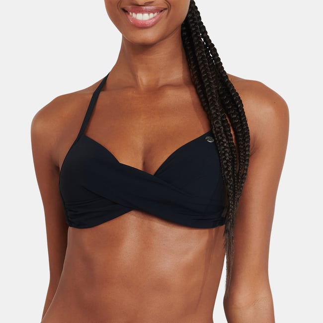 Haut de maillot triangle Eyro - BLACK noir <span itemprop=