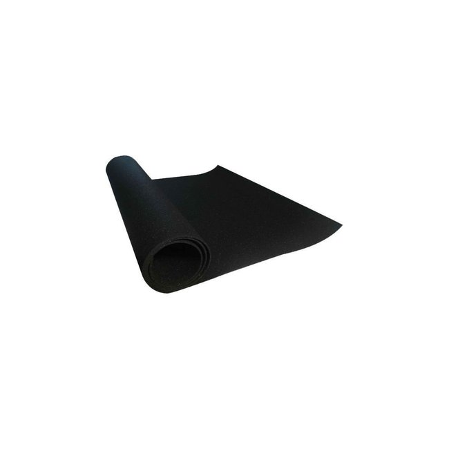 Tapis de protection barbecue en caoutchouc recyclé 150x90 cm noir <span itemprop=