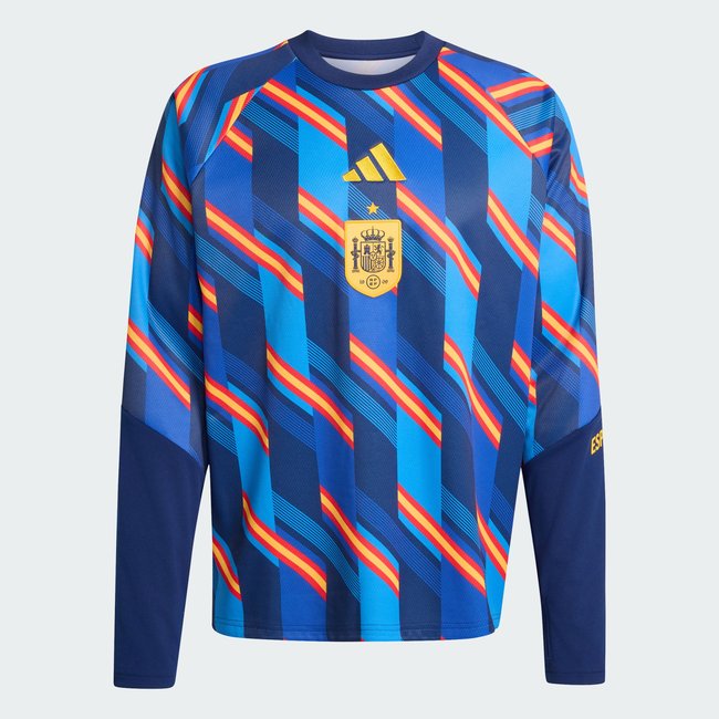 Haut d’échauffement Pré-match Domicile Espagne 26 dark blue <span itemprop=
