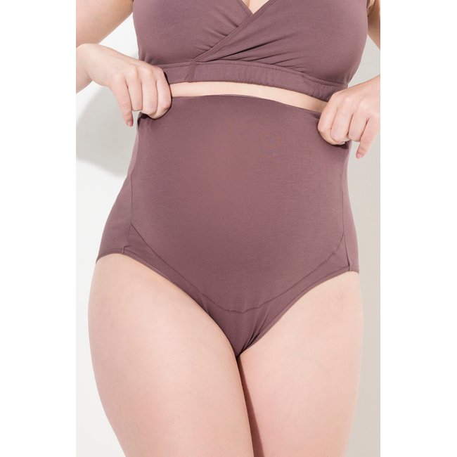 Culotte taille haute Bellieva en coton bio - ULLA POPKEN